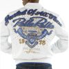 Pelle Pelle Greatest Of All Time 1978 White Leather Jacket