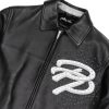 Men Pelle Pelle Greatest Of All Time MB Black Leather Jacket