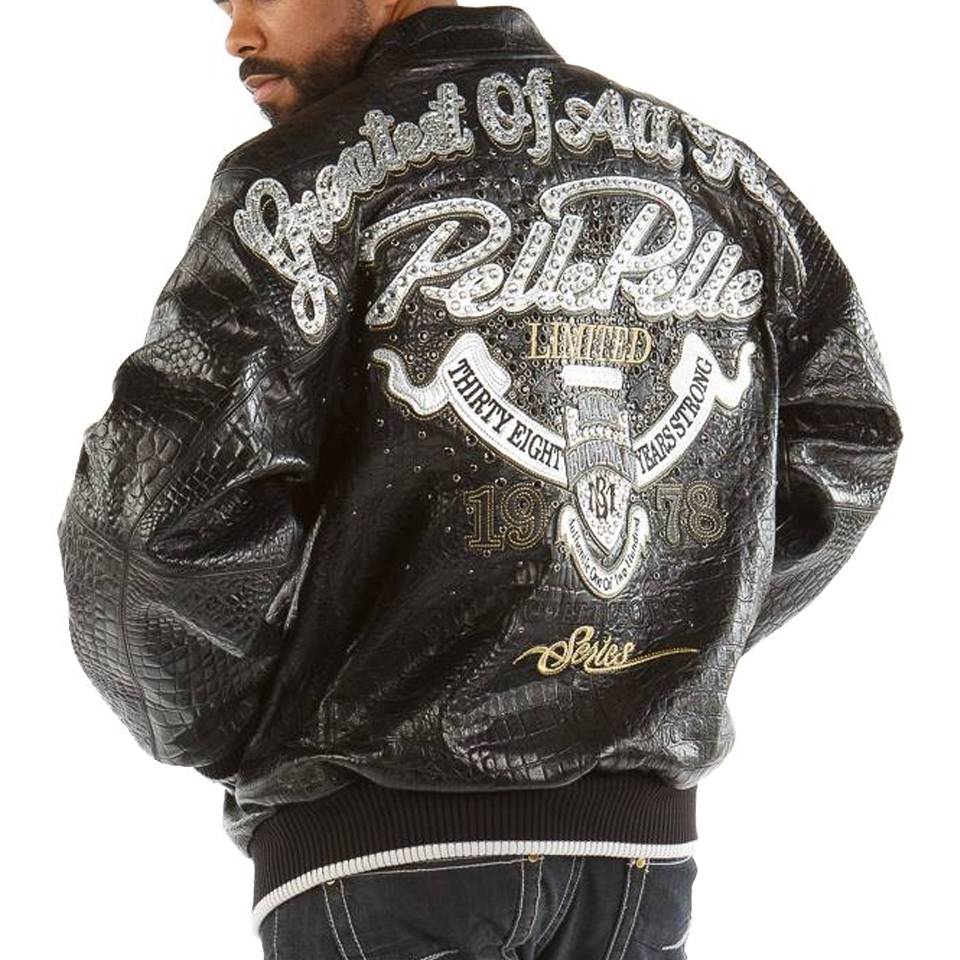 Pelle Pelle Greatest Of All Time MB 1978 Black Leather Jacket