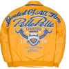 Pelle Pelle Greatest Of All Time MB 1978 Yellow Studded Real Leather Jacket