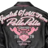 Pelle Pelle Greatest Of All Time MB Women Black Crop Jacket