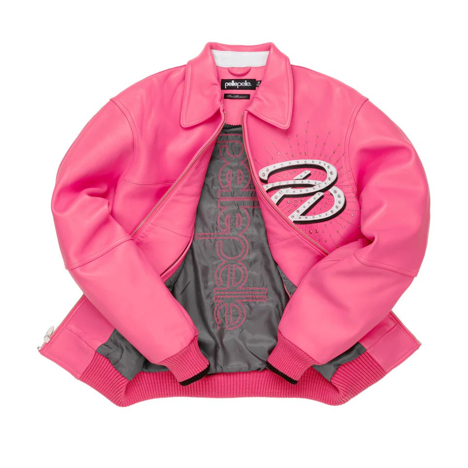 Pelle Pelle Greatest Of All Time Marc Buchanan Leather Pink Jacket