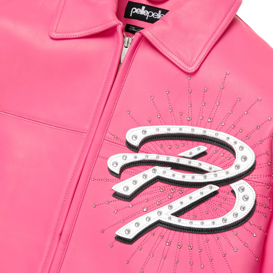 Pelle Pelle Greatest Of All Time Marc Buchanan Leather Pink Jacket