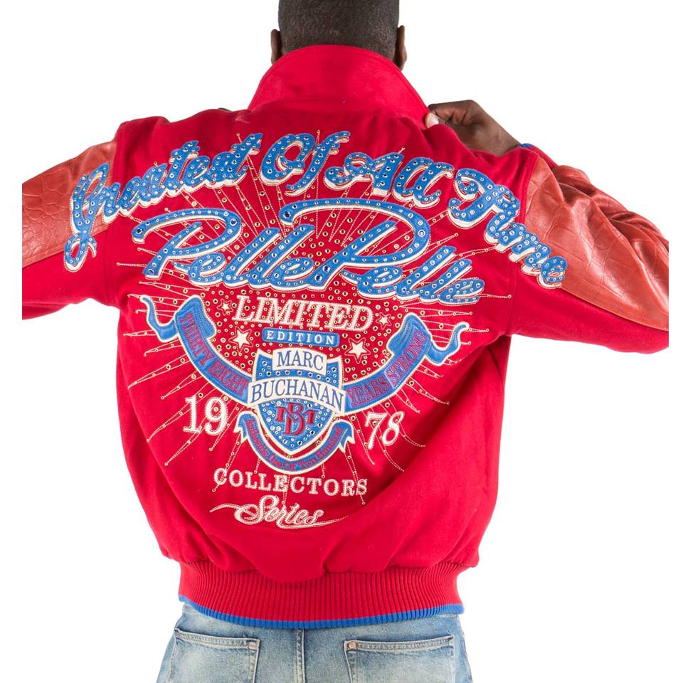 Pelle Pelle Greatest Of All Time Red Wool Jacket