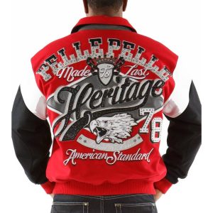 Pelle Pelle Heritage American Standard Red Wool Jacket