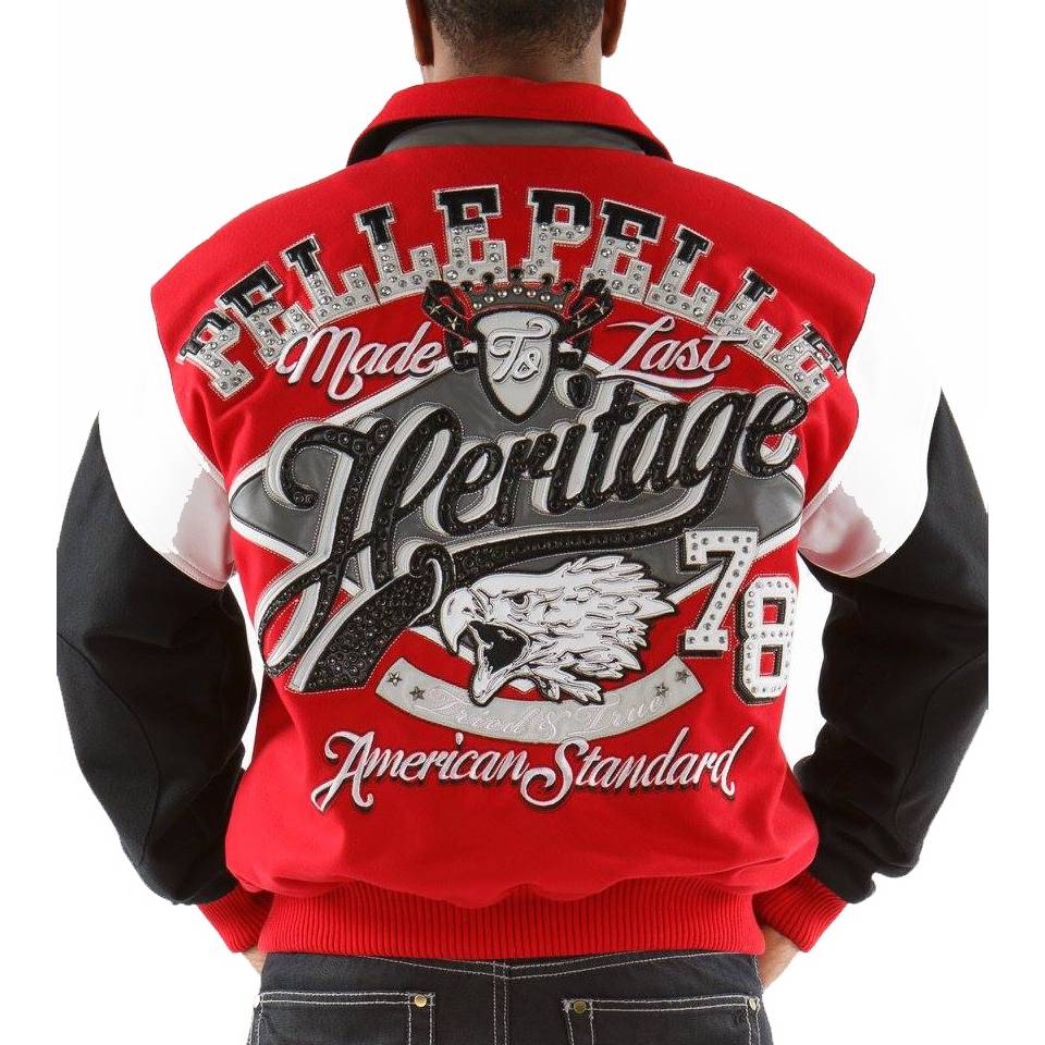 Pelle Pelle Heritage American Standard Red Wool Jacket