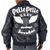 Pelle Pelle Heritage Born to Rebel Navy Blue Leather Jacket