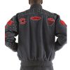 Pelle Pelle Heritage Deadly Over A Beat Grey Wool Jacket