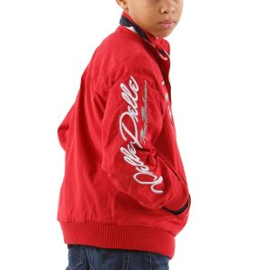 Pelle Pelle Heritage Sport Red Cotton Jacket for Kids