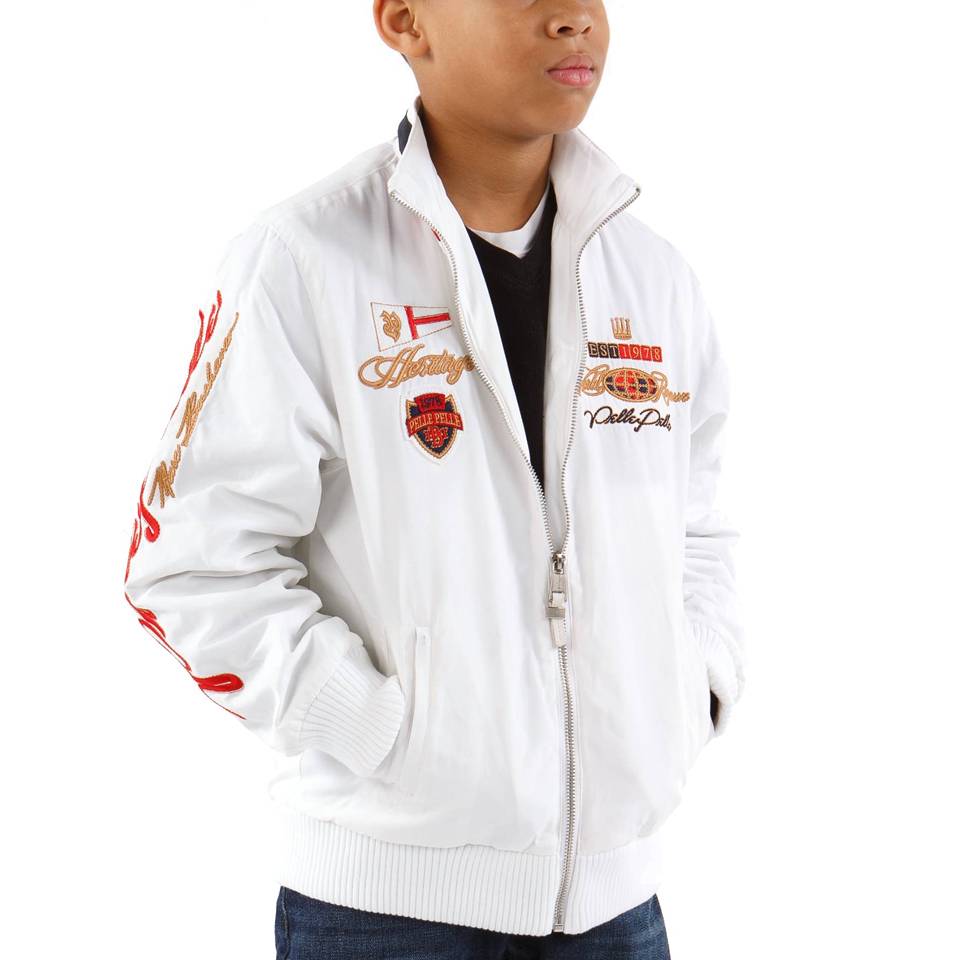 Pelle Pelle Heritage Sport White Jacket for Kids