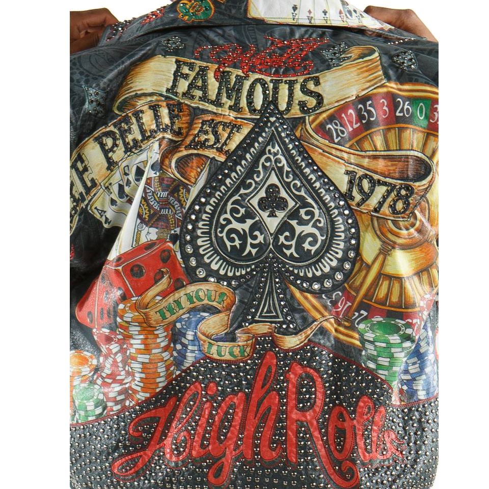 Pelle Pelle High Roller Black Full Grain Leather Jacket