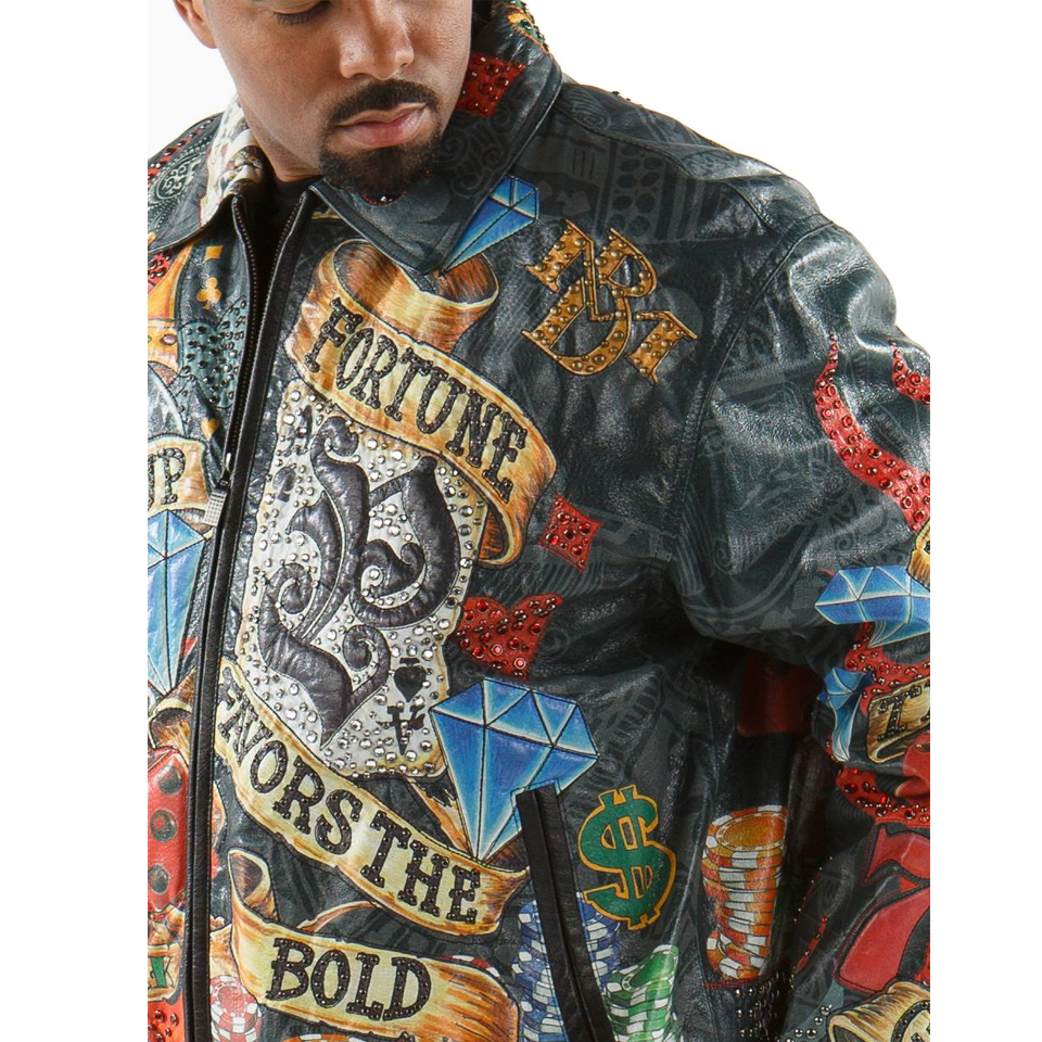 Pelle Pelle High Roller Black Genuine Leather Jacket