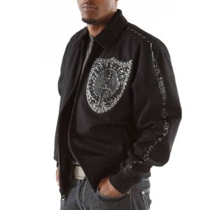 Pelle Pelle Honor & Glory Brand Of Brother Black Jacket