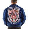 Pelle Pelle Honor & Glory Brand Of Brother Blue Wool Jacket