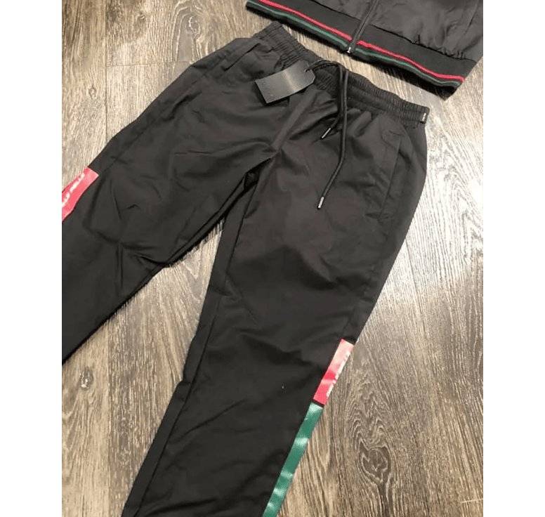 Pelle Pelle Husk Black Cotton- Poly Tracksuit