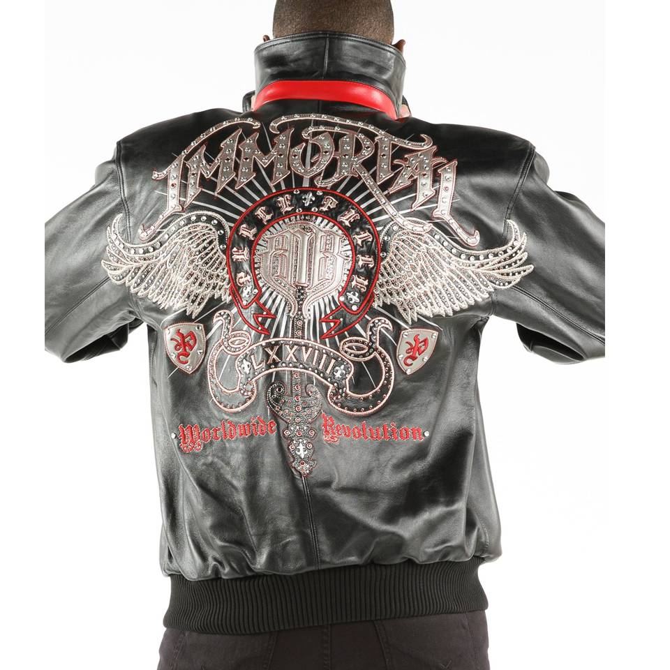 Pelle Pelle Immortal Black Genuine Leather Jacket