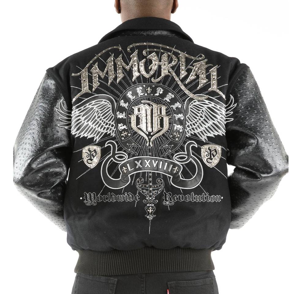 Pelle Pelle Immortal MB Black Men Wool Jacket