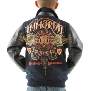 Pelle Pelle Immortal MB Navy Blue Boys Wool Jacket