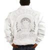 Pelle Pelle Indiana Legendary Chief Keef White Wool Jacket