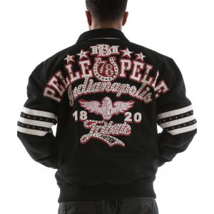 Pelle Pelle Indianapolis MB 1820 Black Wool Jacket