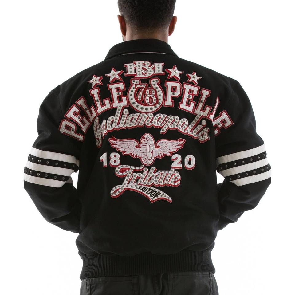 Pelle Pelle Indianapolis MB 1820 Black Wool Jacket