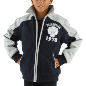 Pelle Pelle Kids 1978 Unrivaled Marc Buchanan Navy Blue Wool Jacket
