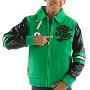 Pelle Pelle Kids 79 Vintage Legend Green Wool Jacket