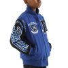 Pelle Pelle Kids All City Blue Varsity Jacket