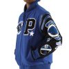 Pelle Pelle Kids All City Blue Varsity Wool Jacket