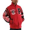 Pelle Pelle Kids All City Red Varsity Jacket