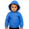 Kids Pelle Pelle Blue Hooded Jacket