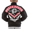 Pelle Pelle Kids Born Free 1978 Elite Series World Class Black Wool Jacket