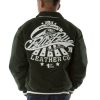 Pelle Pelle Kids Dark Green Marc Buchanan World Famous Wool Jacket
