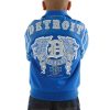 Pelle Pelle Kids Detroit MB 1701 Blue Wool Jacket