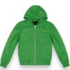 Pelle Pelle Kids Green Genuine Leather Jacket