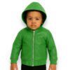 Kids Pelle Pelle Green Hooded Jacket