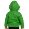 Kids Pelle Pelle Green Hooded Jacket