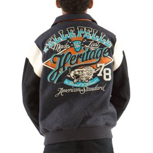 Pelle Pelle Kids Heritage American Grey Jacket