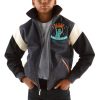 Pelle Pelle Kids Heritage American Grey Wool Jacket
