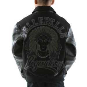 Pelle Pelle Kids Indiana Legendary Black Wool Jacket