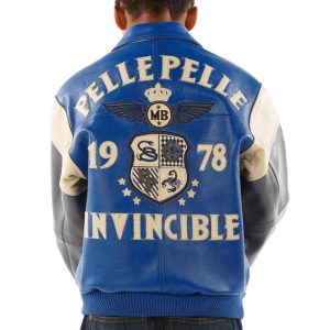 Pelle Pelle Kids Invincible MB Blue Leather Jacket