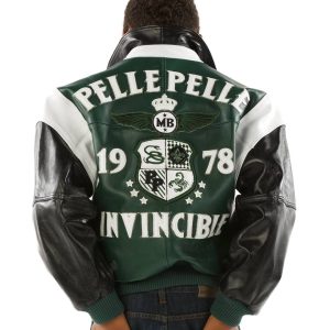 Pelle Pelle Kids Invincible MB Dark Green Leather Jacket