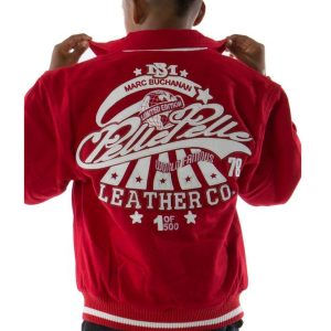 Pelle Pelle Kids Red Marc Buchanan World Famous Wool Jacket