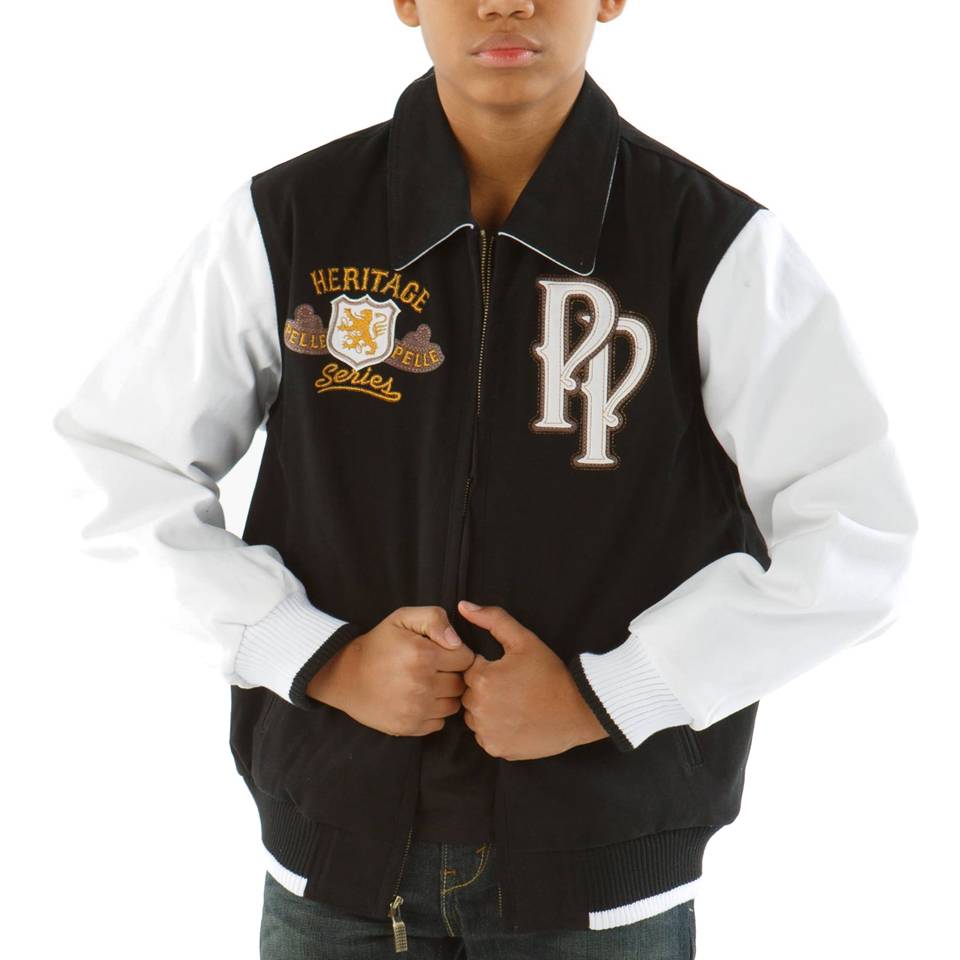 Pelle Pelle Kids Soda Club Heritage Series Black Jacket