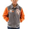 Pelle Pelle Kids Soda Club Heritage Series Grey Jacket