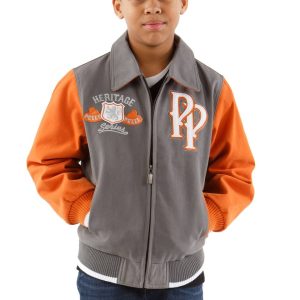 Pelle Pelle Kids Soda Club Heritage Series Grey Jacket