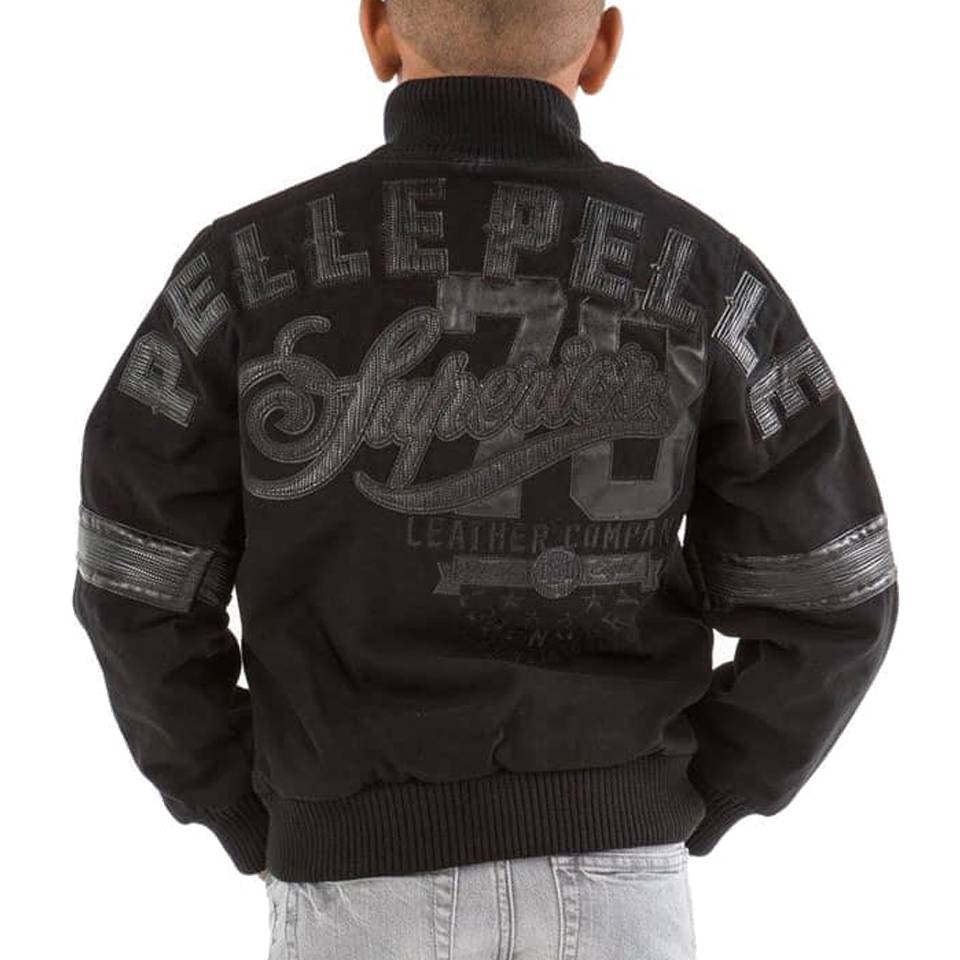 Pelle Pelle Kids Superior MB 1978 Legendary Black Wool Jacket