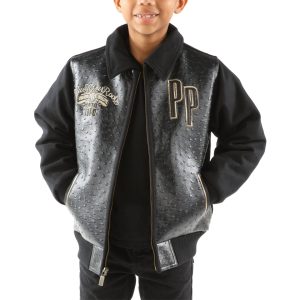 Pelle Pelle Kids True to Our Roots Black Jacket