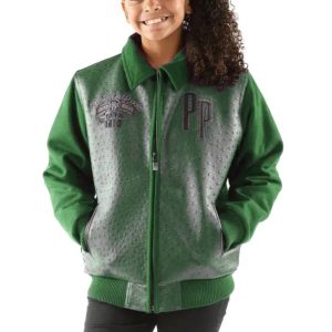 Pelle Pelle Kids True to Our Roots Green Jacket