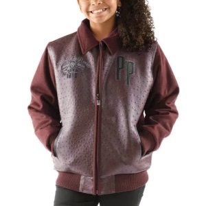 Pelle Pelle Kids True to Our Roots Maroon Jacket